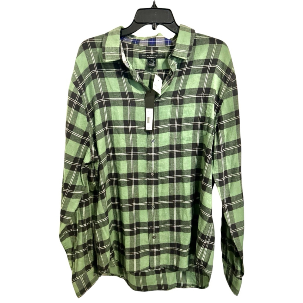 NWT $228 MARC by MARC JACOBS men's button down shirt in size XL